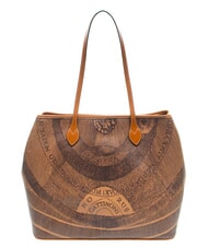 GATTINONI PLANETARIUM Borsa shopping grande monocromat.dk brow/tan - Borse Donna - 4