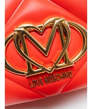 LOVE MOSCHINO EMBOSSED Borsa a mano, con tracolla ROSSO - Borse Donna - 3