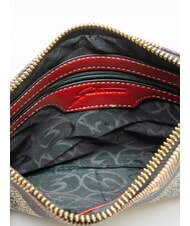 GATTINONI PLANETARIUM Pochette con polsierina classic/ coral - Borse Donna - 5