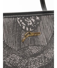 GATTINONI PLANETARIUM Borsa shopping grande monochrom lt grey/ black - Borse Donna - 3