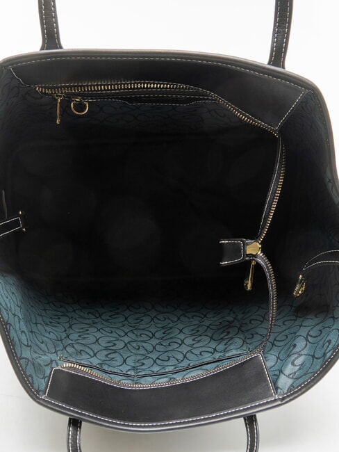 PLANETARIUM Borsa shopping grande monochrom lt grey/ black - Borse Donna