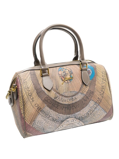 PLANETARIUM Borsa bauletto con tracolla wild watercolor/ dk taupe - Borse Donna