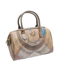 GATTINONI PLANETARIUM Borsa bauletto con tracolla wild watercolor/ dk taupe - Borse Donna - 2