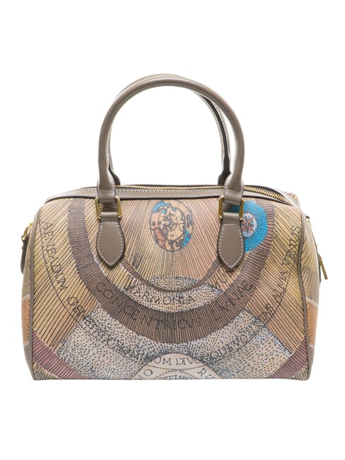 PLANETARIUM Borsa bauletto con tracolla wild watercolor/ dk taupe - Borse Donna