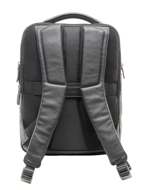 AKRON Zaino in pelle Nero - Zaini da lavoro porta PC
