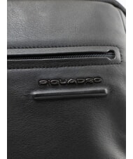 PIQUADRO AKRON Zaino in pelle Nero - Zaini da lavoro porta PC - 3