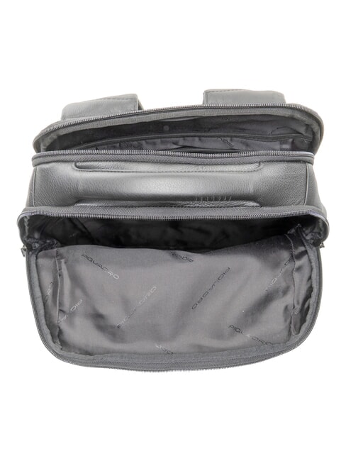 AKRON Zaino in pelle Nero - Zaini da lavoro porta PC