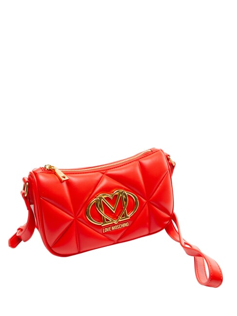 EMBOSSED Borsa a tracolla, doppia portabilit&agrave; ROSSO - Borse Donna