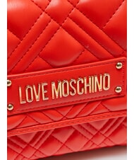 LOVE MOSCHINO QUILTED Borsa a spalla ROSSO - Borse Donna - 3