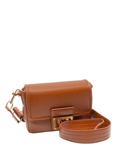 EMBOSSED Borsa a tracolla castagna - Borse Donna