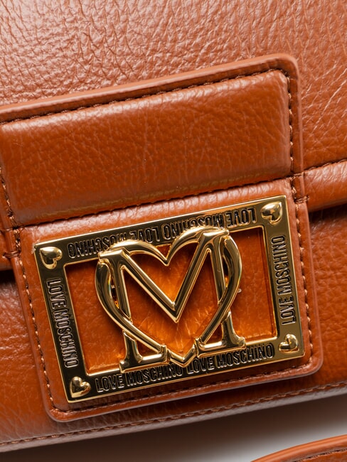 EMBOSSED Borsa a tracolla castagna - Borse Donna