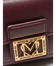 LOVE MOSCHINO LOCKED IN GOLD  Zaino Donna vino - Borse Donna - 3