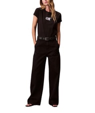 CALVIN KLEIN SS ARCHIVIE LOGO T-shirt a manica corta black - T-shirt e Top Donna - 4