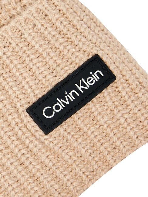 ESSENTIAL PATCH Cappello misto lana beige - Cappelli