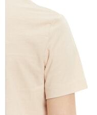 CALVIN KLEIN APPLIQUE REGULAR T-shirt in cotone, a manica corta beige - T-shirt e Top Donna - 3