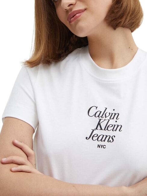 FONT GRAPHIC REGULAR T-shirt a manica corta white - T-shirt e Top Donna