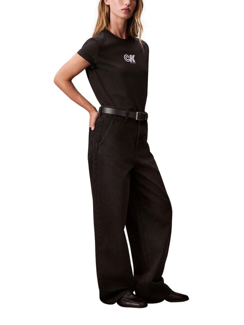 SS ARCHIVIE LOGO T-shirt a manica corta black - T-shirt e Top Donna