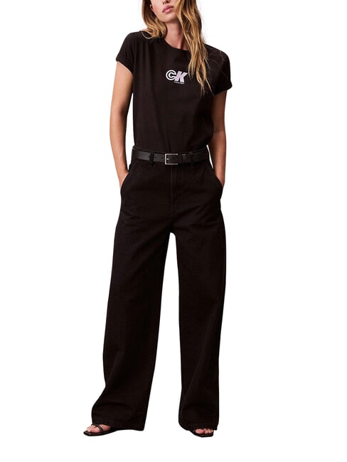 SS ARCHIVIE LOGO T-shirt a manica corta black - T-shirt e Top Donna