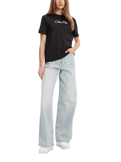 20S CLASSIC LOGO T-shirt a manica corta black - T-shirt e Top Donna