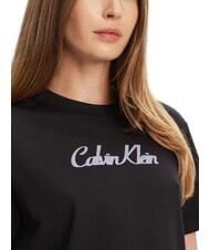 CALVIN KLEIN 20S CLASSIC LOGO T-shirt a manica corta black - T-shirt e Top Donna - 4