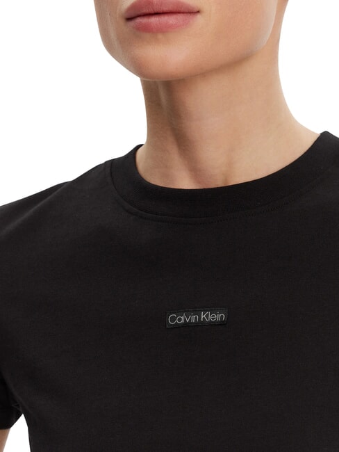 PLACED INSTITUTIONAL T-shirt a manica corta, in cotone black - T-shirt e Top Donna