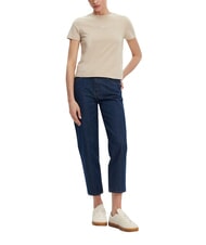 CALVIN KLEIN PLACED INSTITUTIONAL T-shirt a manica corta, in cotone grey - T-shirt e Top Donna - 4