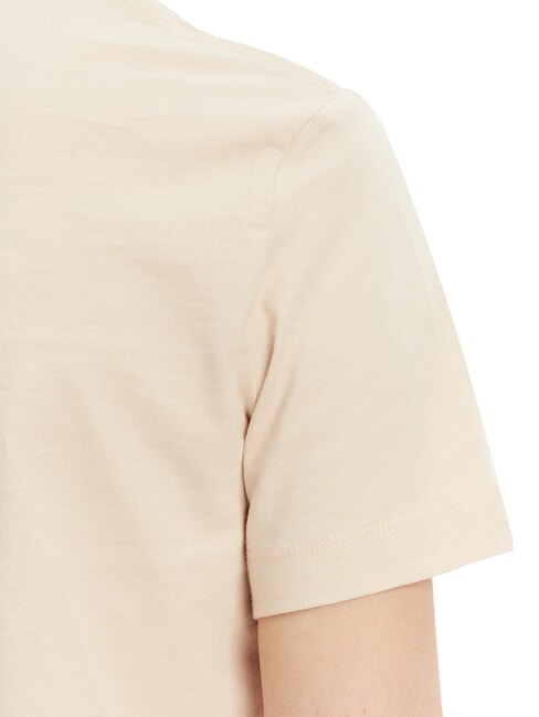 APPLIQUE REGULAR T-shirt in cotone, a manica corta beige - T-shirt e Top Donna