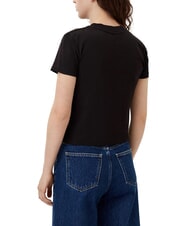 CALVIN KLEIN SCRIPT INSTITUTIONAL T-shirt a manica corta, in cotone - T-shirt e Top Donna