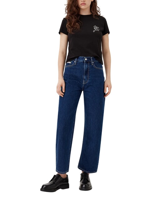 SCRIPT INSTITUTIONAL T-shirt a manica corta, in cotone black - T-shirt e Top Donna