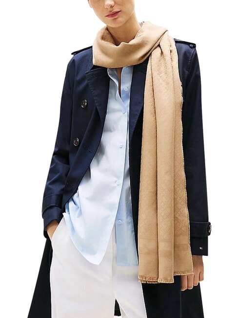 ELEVATED CHIC JAQUARD Foulard khaki - Sciarpe