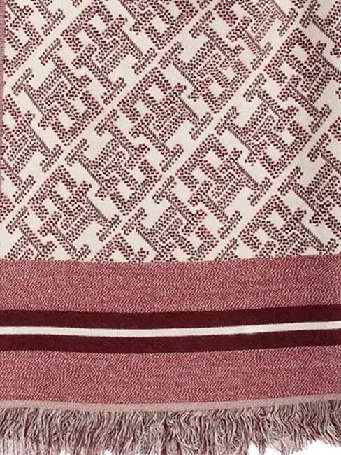 MONOPLAY JACQUARD Sciarpa in lana red - Sciarpe