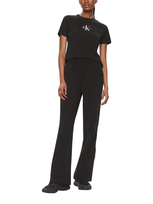 MONOLOGO BABY T-shirt in cotone, a manica corta black - T-shirt e Top Donna