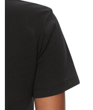 CALVIN KLEIN MONOLOGO BABY T-shirt in cotone, a manica corta black - T-shirt e Top Donna - 5
