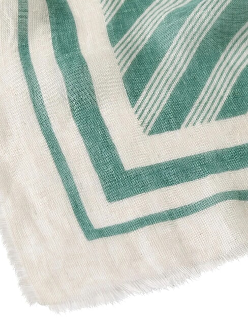 PREMIUM BEACH Foulard in lino green - Sciarpe