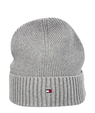 TOMMY HILFIGER TH FLAG Cappello beanie in cotone con risvolto - Cappelli