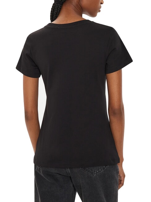 FADED MONOLOGO SLIM T-shirt a manica corta, in cotone black - T-shirt e Top Donna