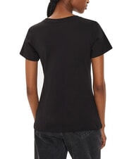 CALVIN KLEIN FADED MONOLOGO SLIM T-shirt a manica corta, in cotone - T-shirt e Top Donna