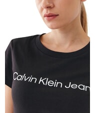 CALVIN KLEIN CORE INSTIT LOGO T-shirt a manica corta black - T-shirt e Top Donna - 3