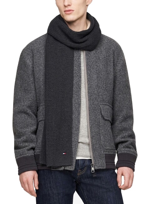 FLAG PIMA Sciarpa in cotone e cashmere grey - Sciarpe