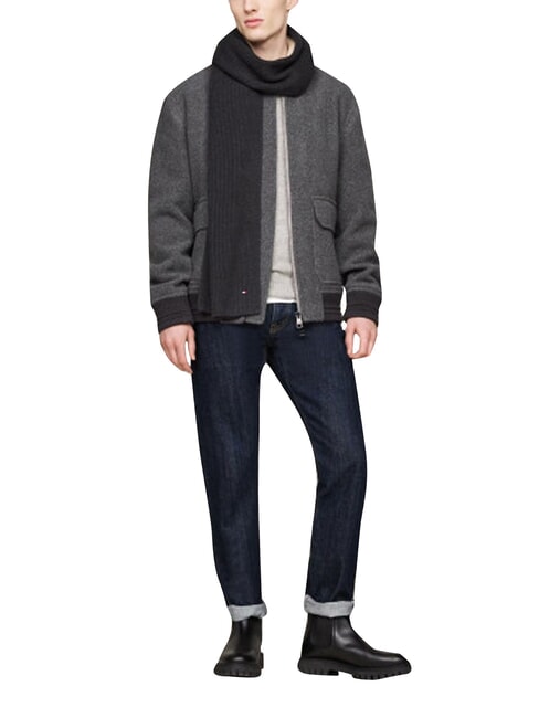 FLAG PIMA Sciarpa in cotone e cashmere grey - Sciarpe