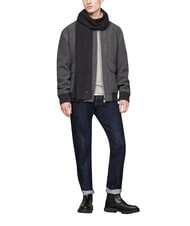 TOMMY HILFIGER FLAG PIMA Sciarpa in cotone e cashmere grey - Sciarpe - 3