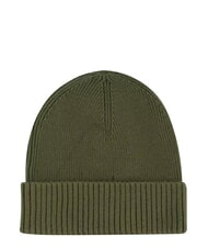 TOMMY HILFIGER TH FLAG Cappello beanie in cotone con risvolto green - Cappelli - 2