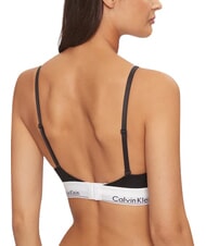 CALVIN KLEIN CK Reggiseno bralette cotone stretch black - Reggiseni Donna - 2