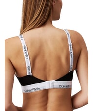 CALVIN KLEIN LIGHTLY LINED Reggiseno 100% cotone black - Reggiseni Donna - 2