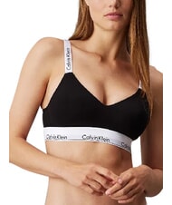 CALVIN KLEIN LIGHTLY LINED Reggiseno 100% cotone black - Reggiseni Donna - 3