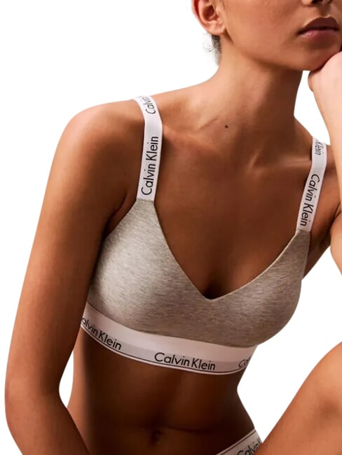 LIGHTLY LINED Reggiseno 100% cotone grey - Reggiseni Donna