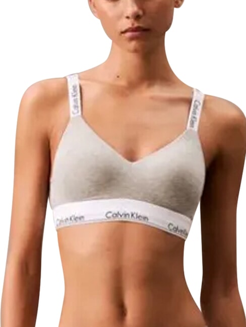 LIGHTLY LINED Reggiseno 100% cotone grey - Reggiseni Donna