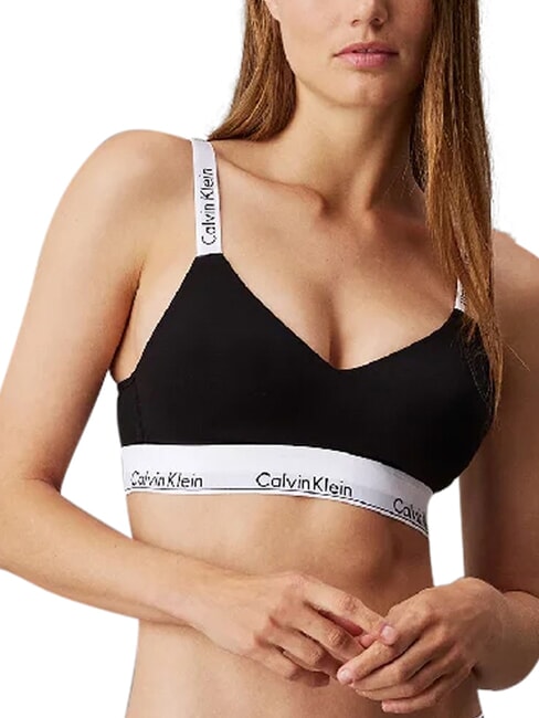 LIGHTLY LINED Reggiseno 100% cotone black - Reggiseni Donna