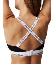 CALVIN KLEIN LIGHTLY LINED Reggiseno 100% cotone black - Reggiseni Donna - 4