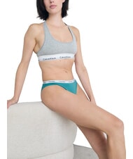 CALVIN KLEIN CLASSIC Slip 100% cotone green - Slip Donna - 3